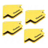 Esquadro Magnético P Soldador 12 Kg Kit 4 Peças Titanium