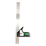 Esquadro Nível Combinado 12pol 300mm Marceneiro Carpinteiro