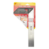 Esquadro Pro Cabo Metálico Carpinteiro 250mm Starrett