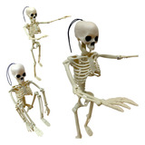 Esqueleto Humano Articulado Decoração Halloween Festa Terror