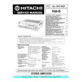 Esquema Amplificad Hitachi Ha 6 H