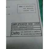 Esquema Amplificador Delta Mod 2315