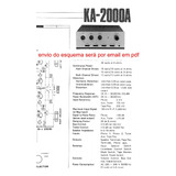 Esquema Amplificador Kenwood Ka2000 Ka 2000a