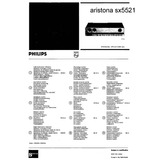 Esquema Amplificador Siera Aristona Sx5521 Sx 5521 Em Pdf