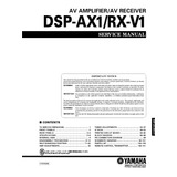 Esquema Amplificador Yamaha Dspax1 Dsp Ax1 Em Pdf