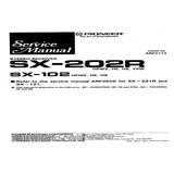 Esquema E Serviço Receiver Pioneer Sx202r Sx 202 Em Pdf