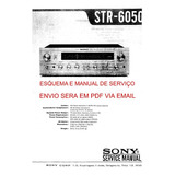 Esquema E Serviço Receiver Sony Str6050