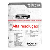 Esquema E Serviço Sony Tc fx510r