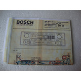 Esquema Elétrico Rádio Toca fitas Bosch