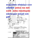 Esquema Elétrico Sintonizador Cce St 6060 St6060 Envio Em Pd