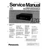 Esquema Panasonic Cqdp830 Cq Dp830 Em