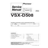 Esquema Pioneer Vsx D508 Vsxd508 Vsxd 508 Em Pdf