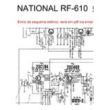 Esquema Radio National Panasonic Rf610 Rf