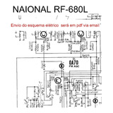 Esquema Radio National Panasonic Rf680 Rf 680 Via Email