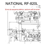 Esquema Radio National Panasonic Rf820l Rf