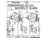 Esquema Radio Phico B469 B 469