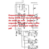Esquema Radio Semp Tr500 Tr 500 Com Transfor Na Said Em Pdf