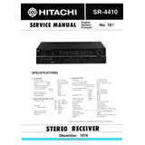 Esquema Receiver Hitachi Sr 4410 Sr4410