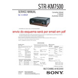Esquema Receiver Sony Str Km7500 Strkm7500 Km 7500 Em Pdf