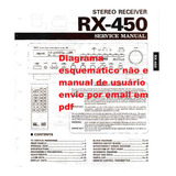 Esquema Receiver Yamaha Rx450 Rx 450 Via Email Em Pdf