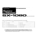 Esquema Serviço Receiver Pioneer Sx 1080 Sx1080 Em Pdf