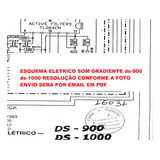 Esquema Som Gradiente Ds900 Ds 900 Ds1000 Ds 1000 Em Pdf Ema