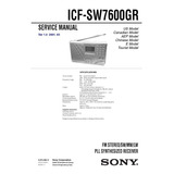 Esquema Sony Icf Sw7600 Icfsw7600 Icf