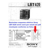 Esquema Sony Lbta20 Lbt A20 Alta Resolução Envio Email Pdf