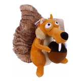 Esquilo Pelúcia Scrat A Era Do Gelo 18cm Boneco C Ventosa