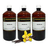 Essência Alimentícia De Baunilha Aroma E Sabor Kit 3 Litros