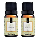 Essencia P Aromatizador Via Aroma Kit 2un Capim Limão
