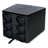 Estabilizador Ts Shara Powerest Home 700 Bivolt 115 220v 9 Cor Preto