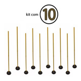 Estaca De Agilidade Com Base 1 60 Mt Kit 10 Unid Rythmoon