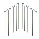 Estaca P Barraca 25 Cm Aço Ca 50 4 2mm Com 12 Unidades