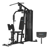 Estação Academia De Musculação Podiumfit Me500 80kg Legpress Estrutura Preto Estofamento Preto
