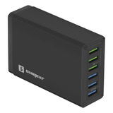 Estação Carregador De Celular 6 Portas Usb 10a 5v Sumexr