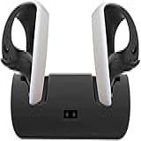 Estação De Carregamento Do Controlador PS VR2 Suporte De Carregamento Rápido Do Controlador PS5 VR2 Estação De Carregamento De Carregamento Fácil Para PSVR2 Gamepad Com Indicador LED Com Cabo USB C Acessórios PSVR2 Preto 