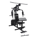 Estação De Musculação 80kg Aparelho Ginástica Preto Mbx