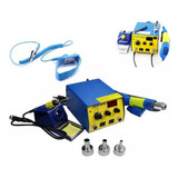 Estaçao De Solda E Retrabalho Ar Quente Cor Azul 127v