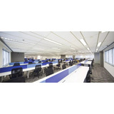 Estação De Trabalho 4 Lugares Com Divisória Central