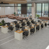 Estação Trabalho Office Smart 20 Mesas 16 Armários 4 Buffet