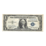 Estados Unidos 1 Dolar 1935 A Selo Azul Série R431 Sob 