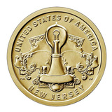 Estados Unidos 1 Moeda American Innovation 2019 New Jersey
