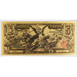 Estados Unidos 1896 Cedula 5 Dolares Estampa Ouro Colorida