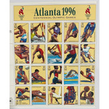 Estados Unidos Folha 20 Selos Postais Olimpíadas Atlanta