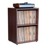 Estante 2 Nichos Para Discos De Vinil E2tb