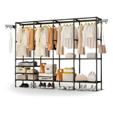 Estante Arara Cabideiro Prateleiras Sapateira Closet Roupas