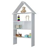 Estante Casinha Infantil Organizadora 4 Prateleiras Candy L03 Branco Mpozenato