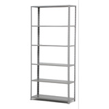 Estante De Aço Para Casa 40cm Com 6 Banjas Cor Cinza