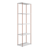 Estante De Livros Estilo Industrial Para Sala Ou Escritório